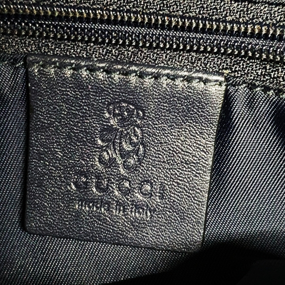 Gucci Monogram Classic Backpack Dark Navy Blue - Picture 11 of 16